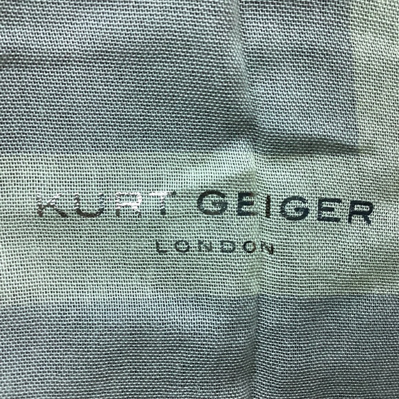 Kurt Geiger London Pastel Rainbow Oblong Scarf One Size - Picture 5 of 13